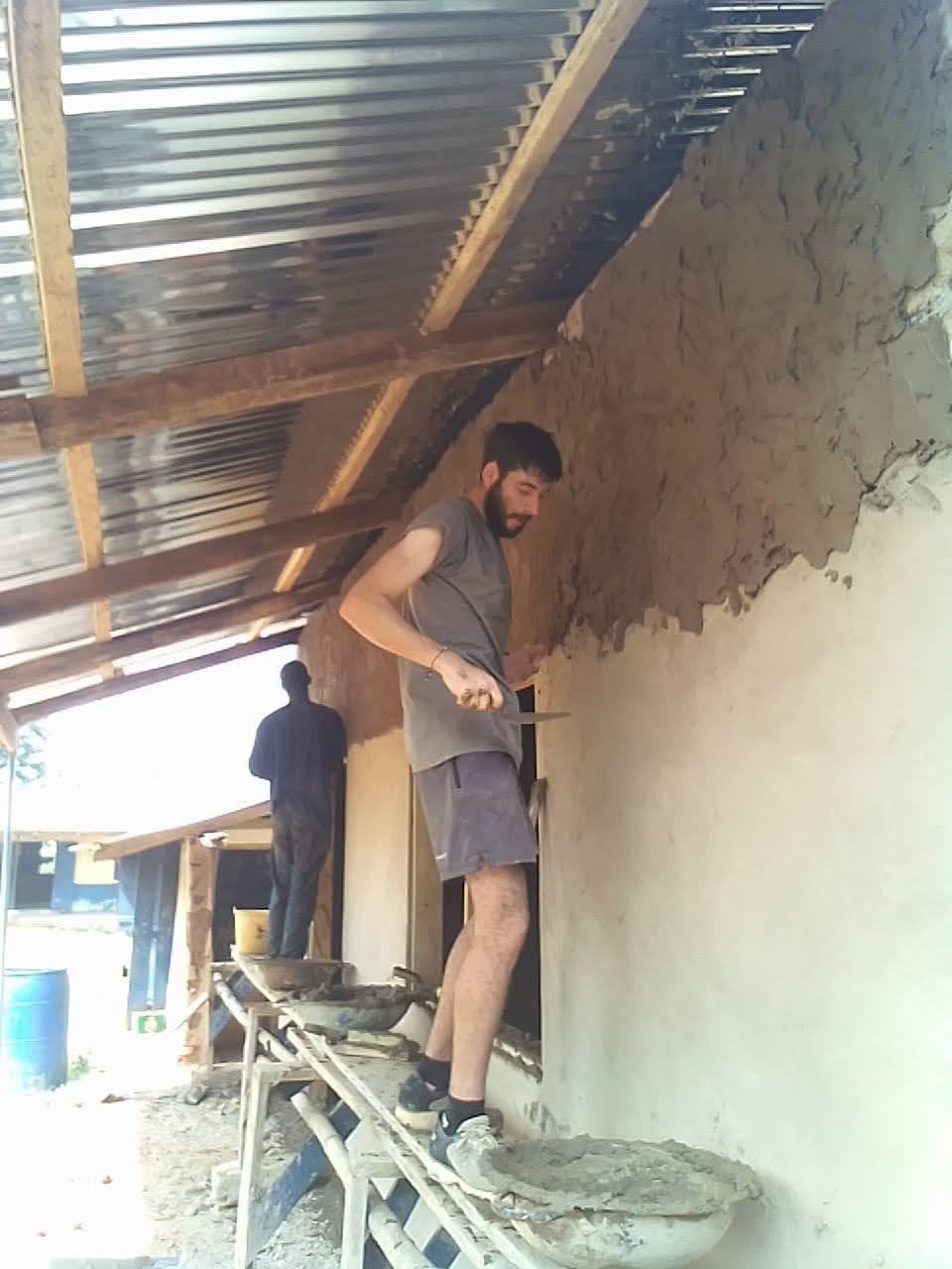 building Ghana local house project